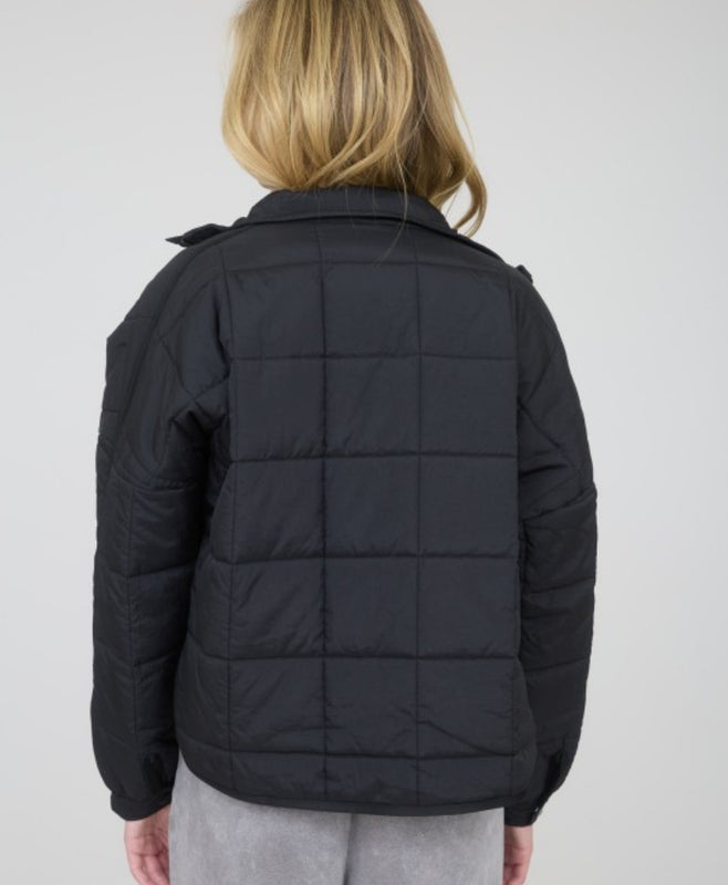 Quilted square jacket