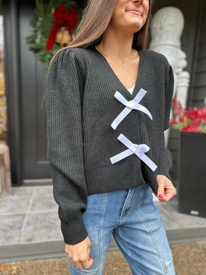 Bow Cardigan