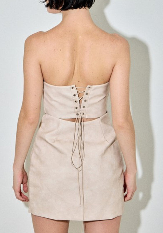 Western tie dress