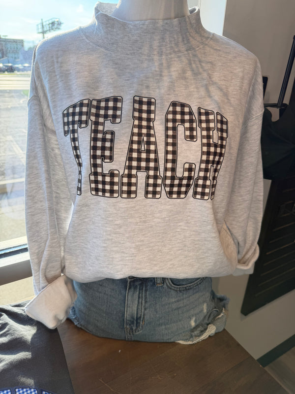 Teach mockneck