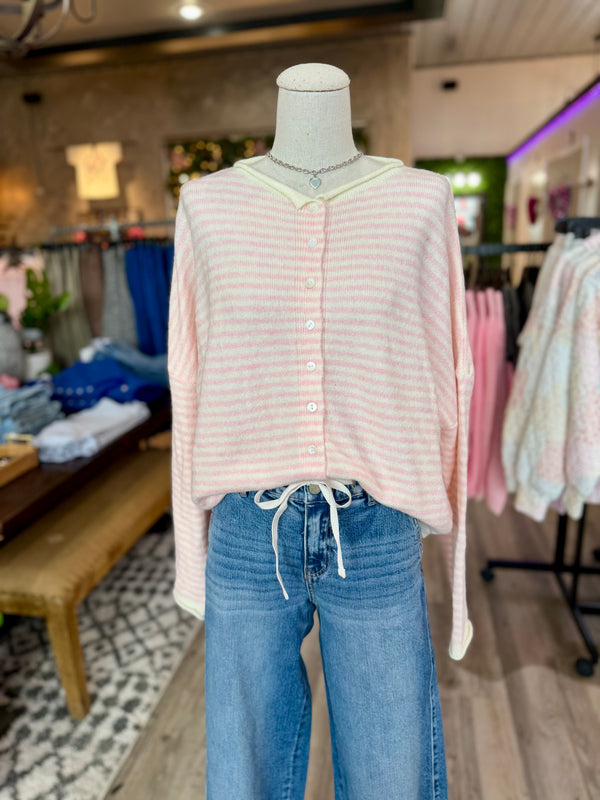 Stripe cardi 2