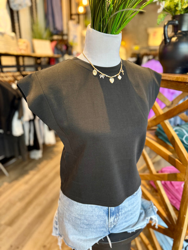 Black cloud tee