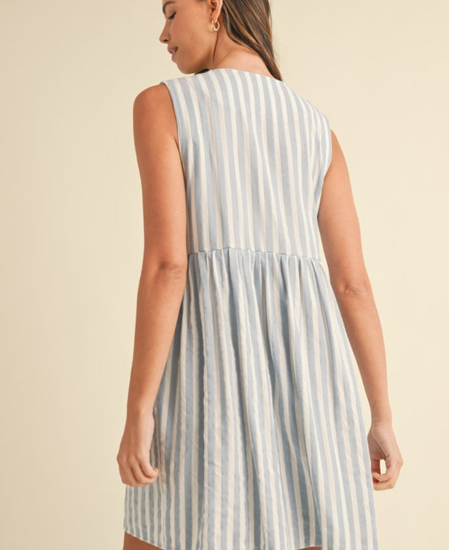 Stripe knit dress