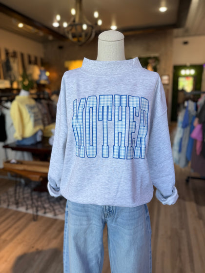 Mother mock gingham