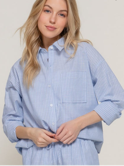 Blue dark stripe