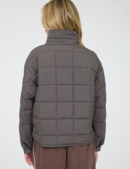 Quilted square jacket