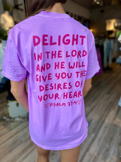 Delight in the lord