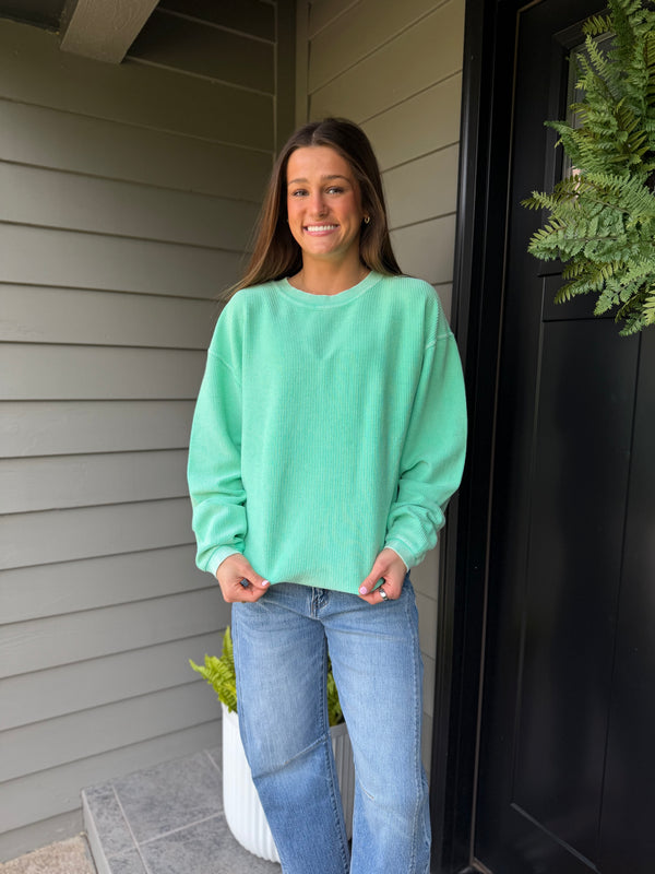 Corded pullover