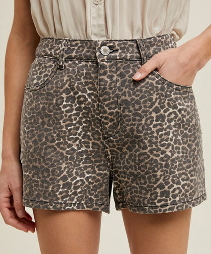 Leopard shorts