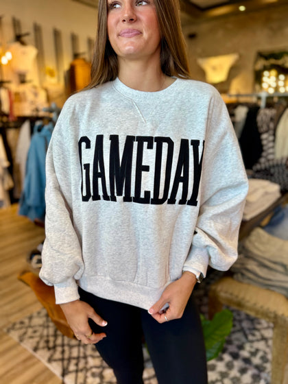 Game day pullover gray
