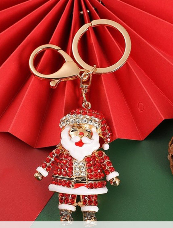 Santa keychain