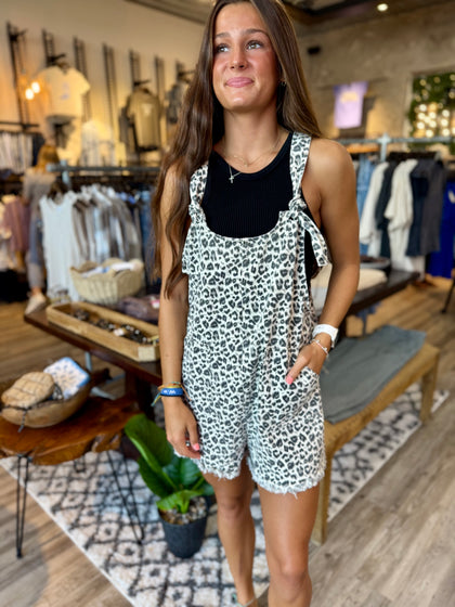 Leopard romper