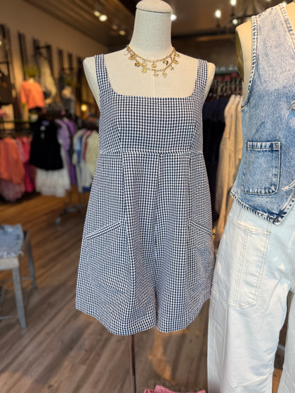 Gingham romper