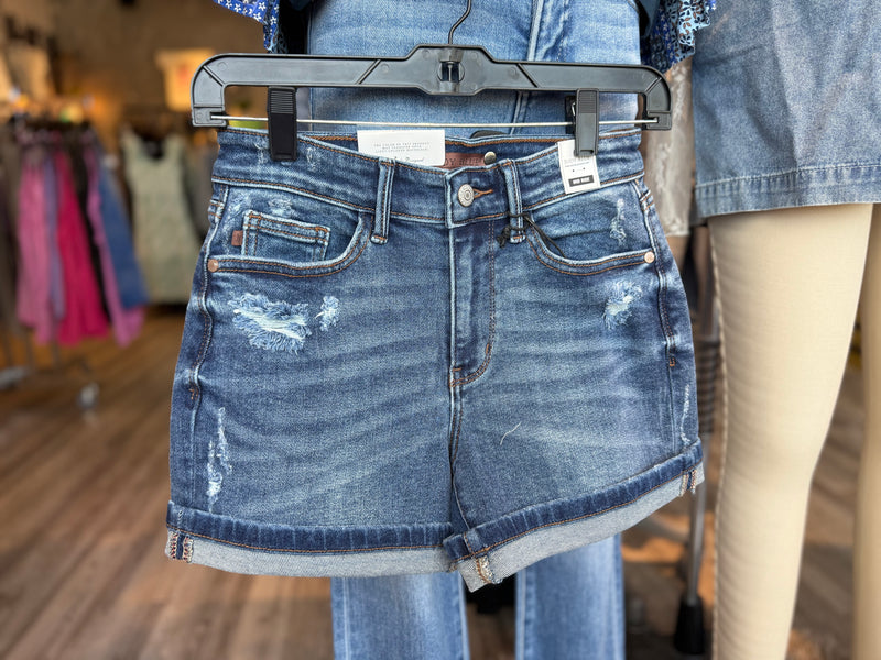 Dark Wash Shorts