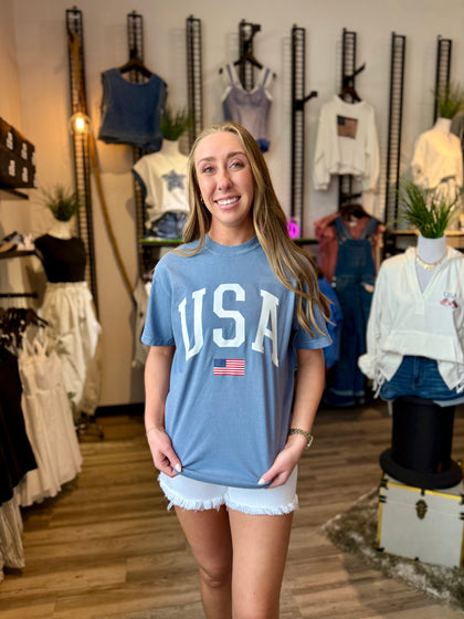 USA flag tee