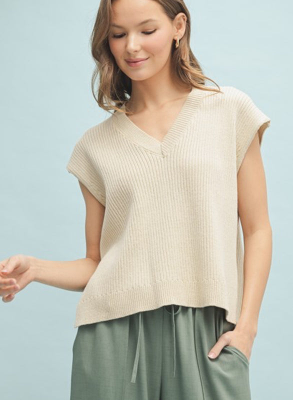 Sand button vest