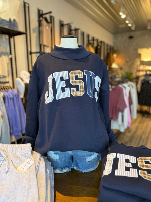 Jesus patch mock