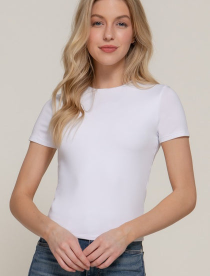 Double layer short sleeve