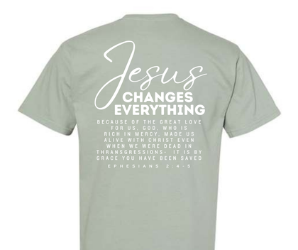 Jesus changes