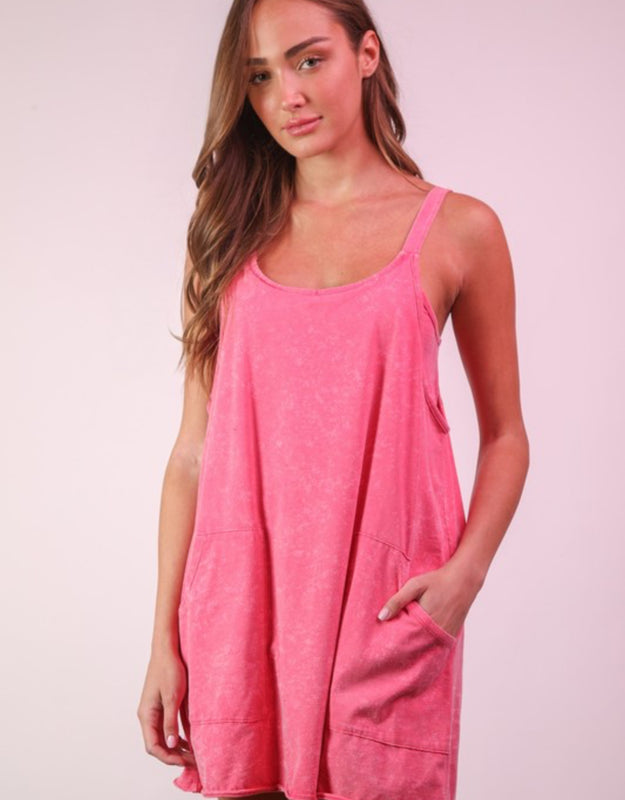 Pink Romper Dress