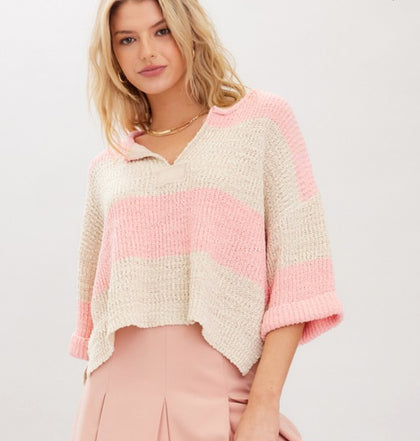 Stripe summer sweater
